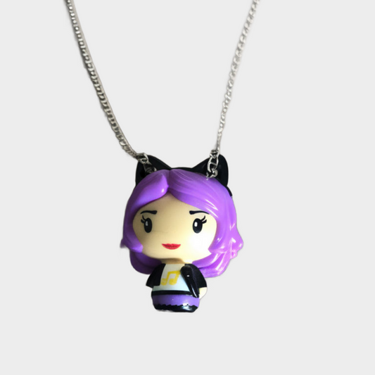 Collier en argent + Pendentif funko